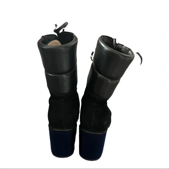Black Suede Stuart Weitzman Boots Watson S7
